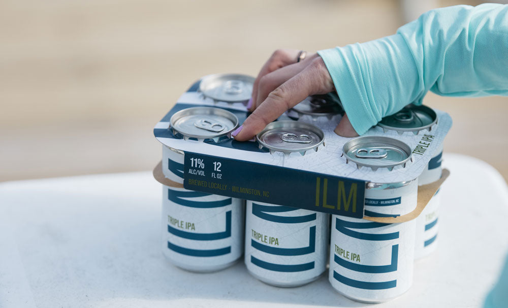 Fishbone Recyclable Can Carriers | CUSTOM DESIGN