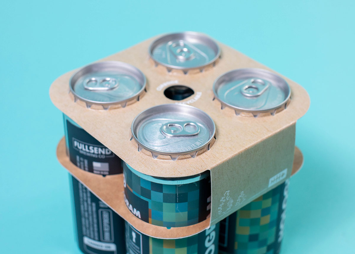 Fishbone Recyclable Can Carriers | STOCK DESIGN