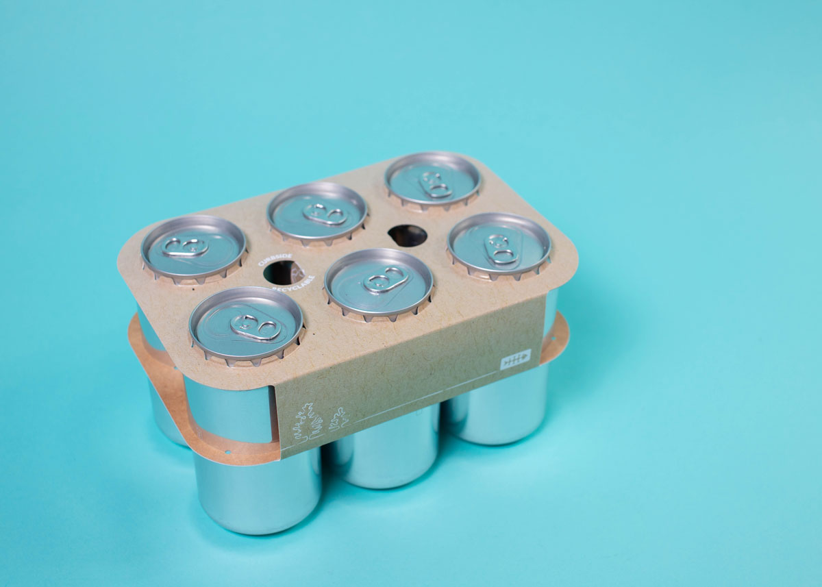 Fishbone Recyclable Can Carriers | STOCK DESIGN
